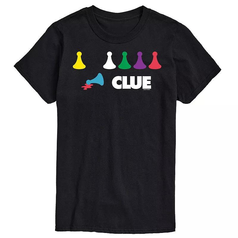 Big & Tall Clue Game Pieces Graphic Tee, Mens Product Image