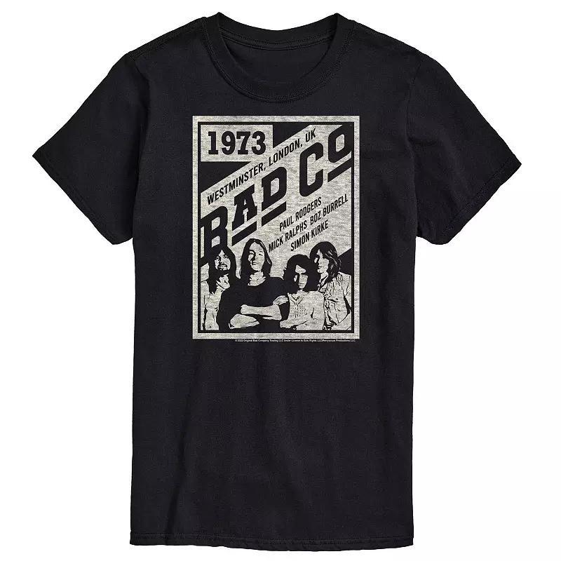 Mens Bad Company Poster Tee Grey Product Image