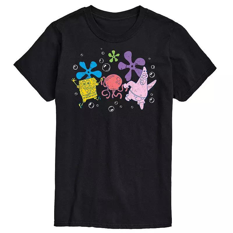 Mens Nickelodeon SpongeBob SquarePants Jelly Graphic Tee Blue Product Image