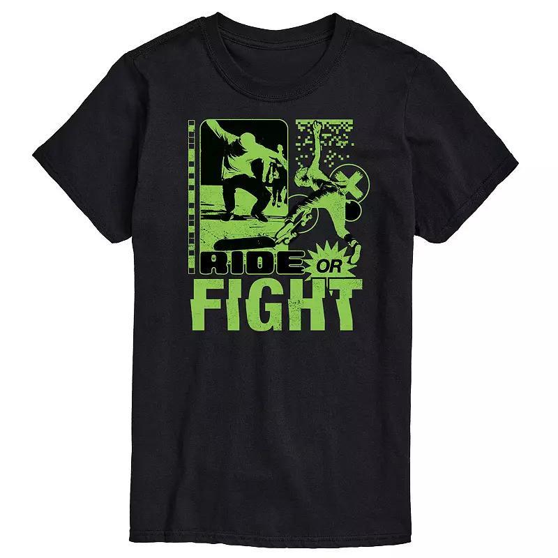 Mens Ride Or Fight Skateboarding Graphic Tee Product Image