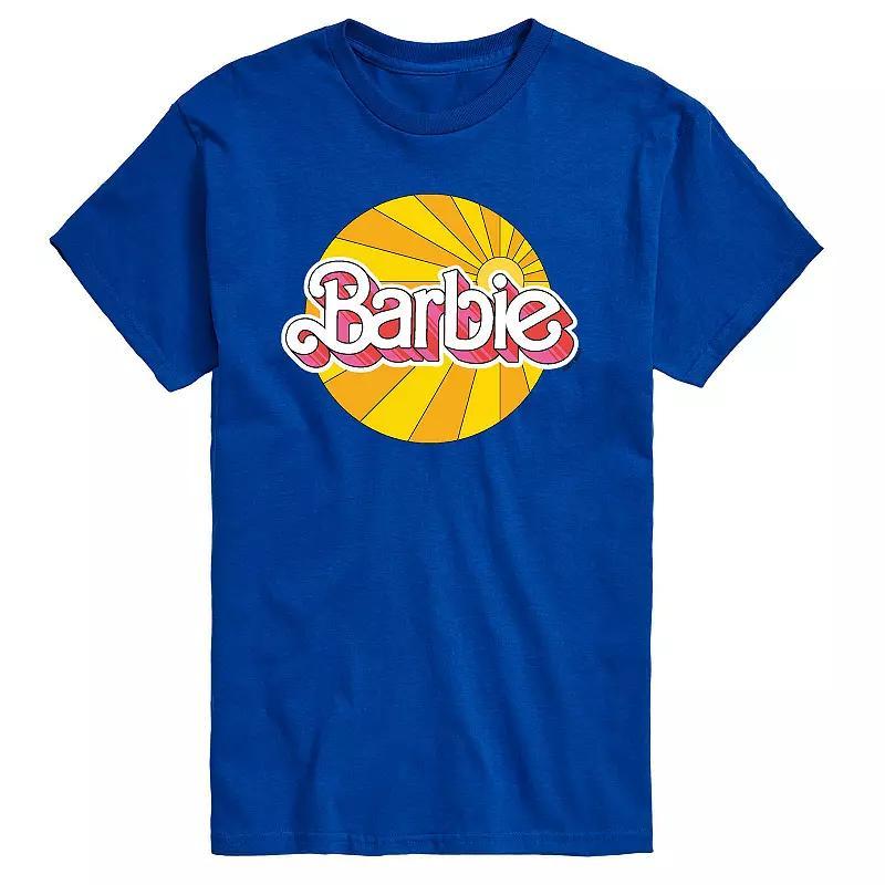 Big & Tall Barbie Sunburst Logo Graphic Tee, Mens Product Image