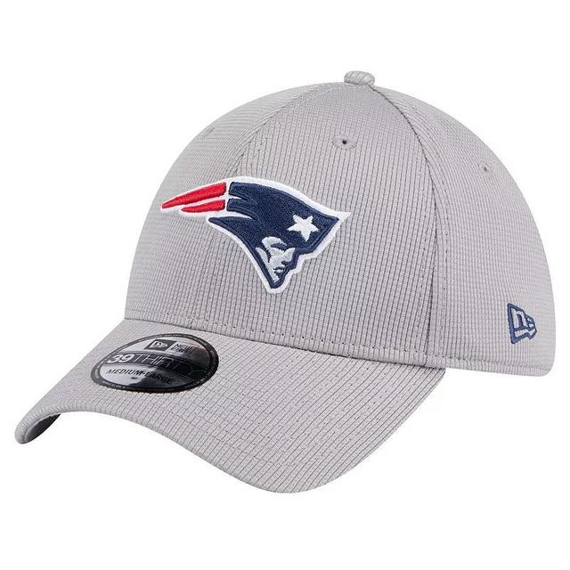 Mens New Era Gray New England Patriots Active 39THIRTY Flex Hat Product Image