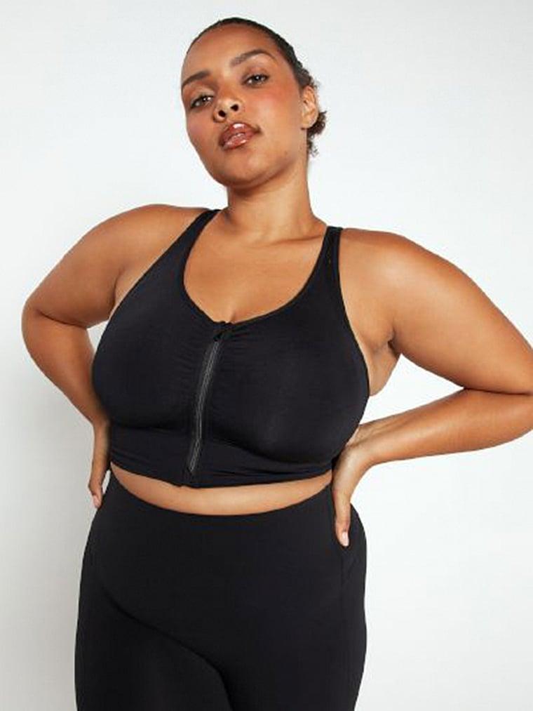 Zip-Front Performance Sports Bra Product Image