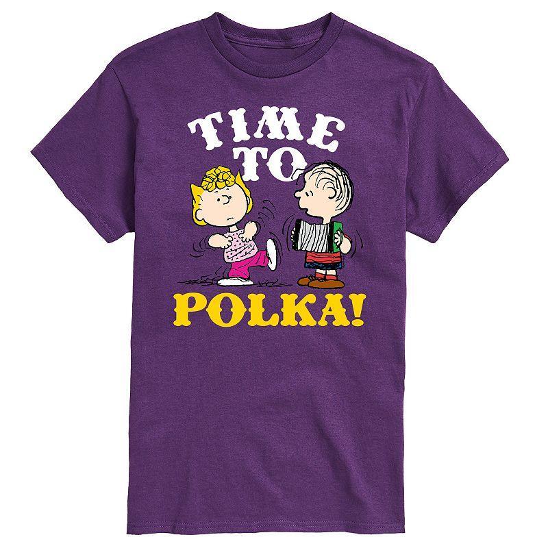 Big & Tall Peanuts Time To Polka Graphic Tee, Mens Product Image