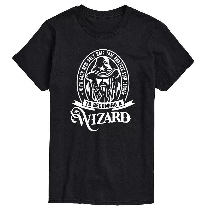 Mens Closer to Becoming A Wizard Graphic Tee Product Image