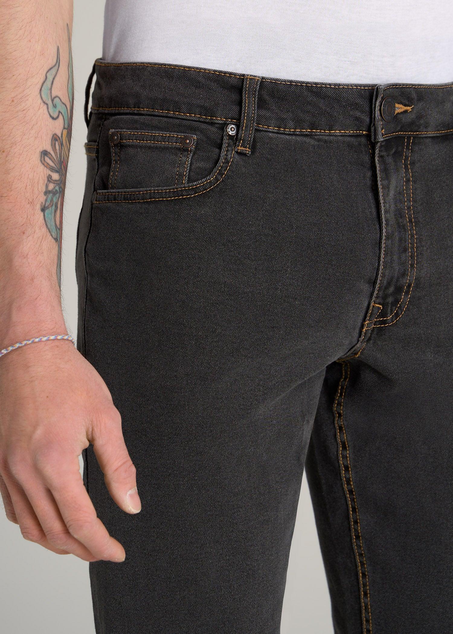 LJ&S TAPERED Jeans for Tall Men in Vintage Black Product Image