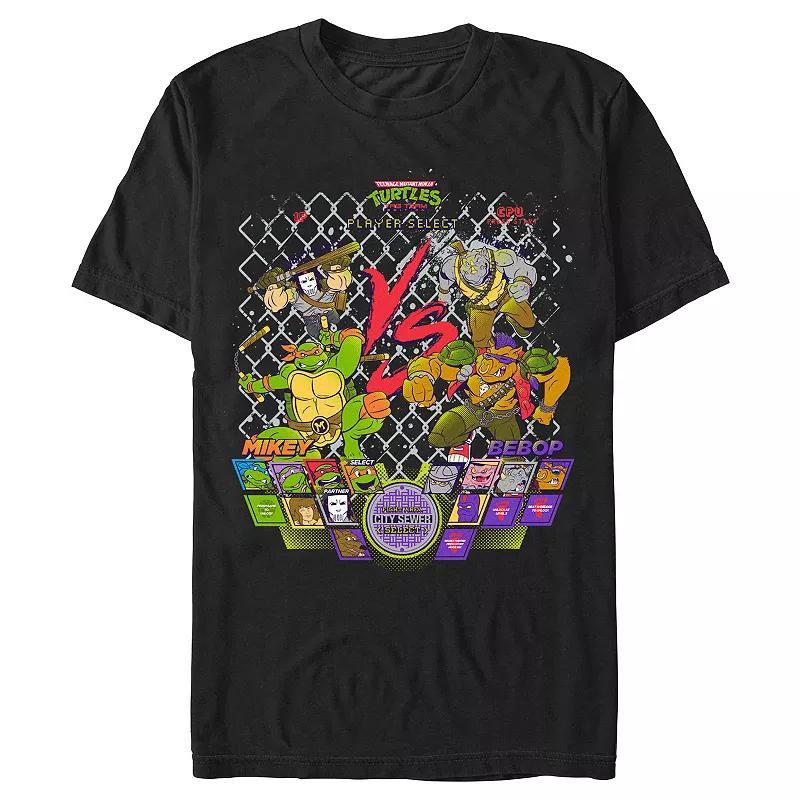 Mens Teenage Mutant Ninja Turtles Mikey Vs Bebop Graphic Tee Product Image