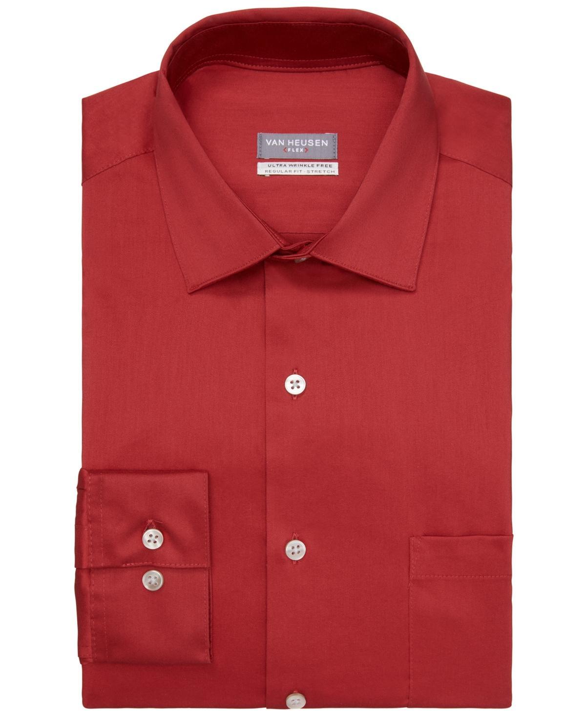 Van Heusen Mens Regular-Fit Ultraflex Dress Shirt Product Image