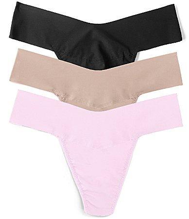 Hanky Panky Breathe Assorted 3-Pack V-Cut Thongs Product Image