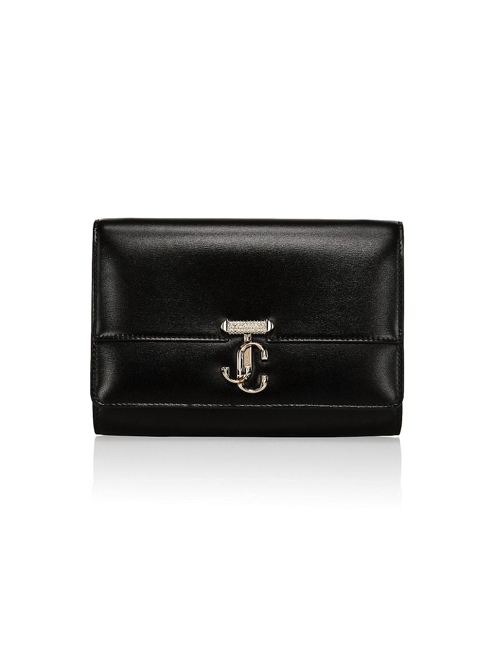 Womens Varenne Leather Clutch-On-Chain Product Image