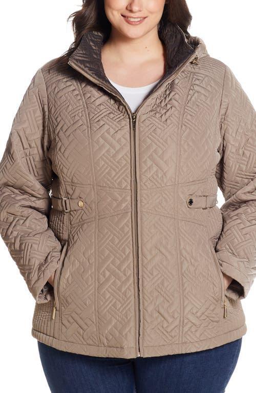 Gallery Quilted Jacket with Removable Hood Product Image