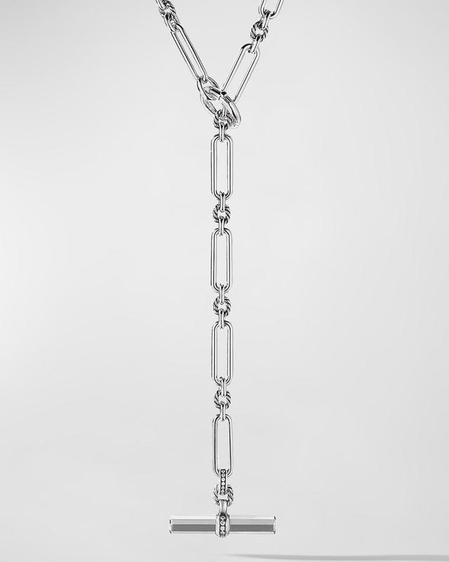 Womens Lexington Sterling Silver & Diamond Toggle Necklace Product Image