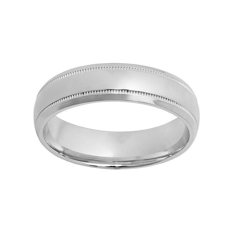 Sterling Silver Wedding Band - Men, Mens Product Image