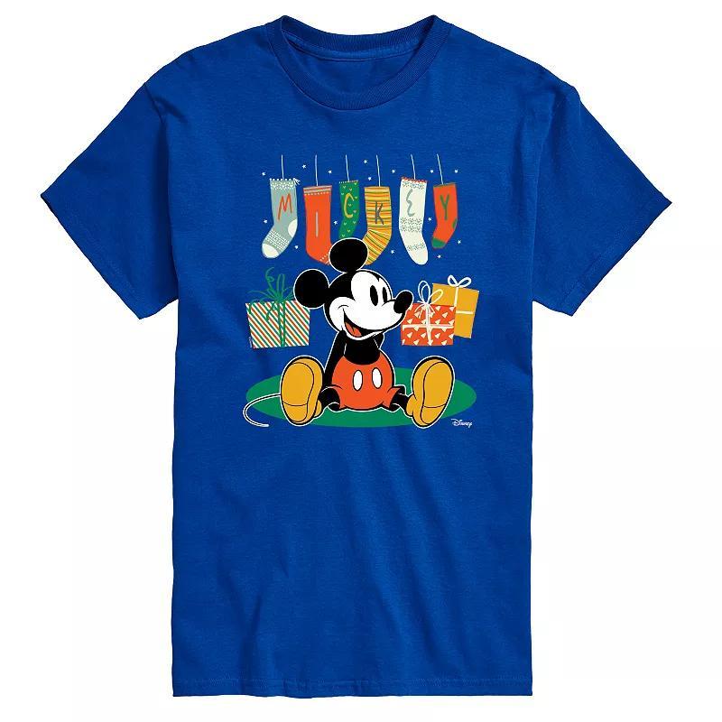 Disneys Mickey Mouse Mens Stocking Graphic Tee Product Image