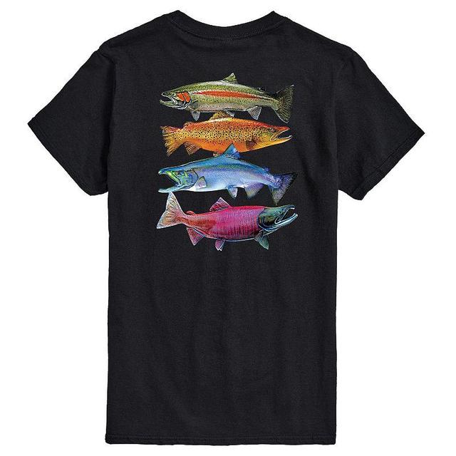 Big & Tall Northwaters Fish Graphic Tee, Mens Product Image