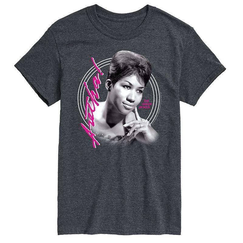 Big & Tall Aretha Franklin Queen Of Soul Tee, Mens Product Image