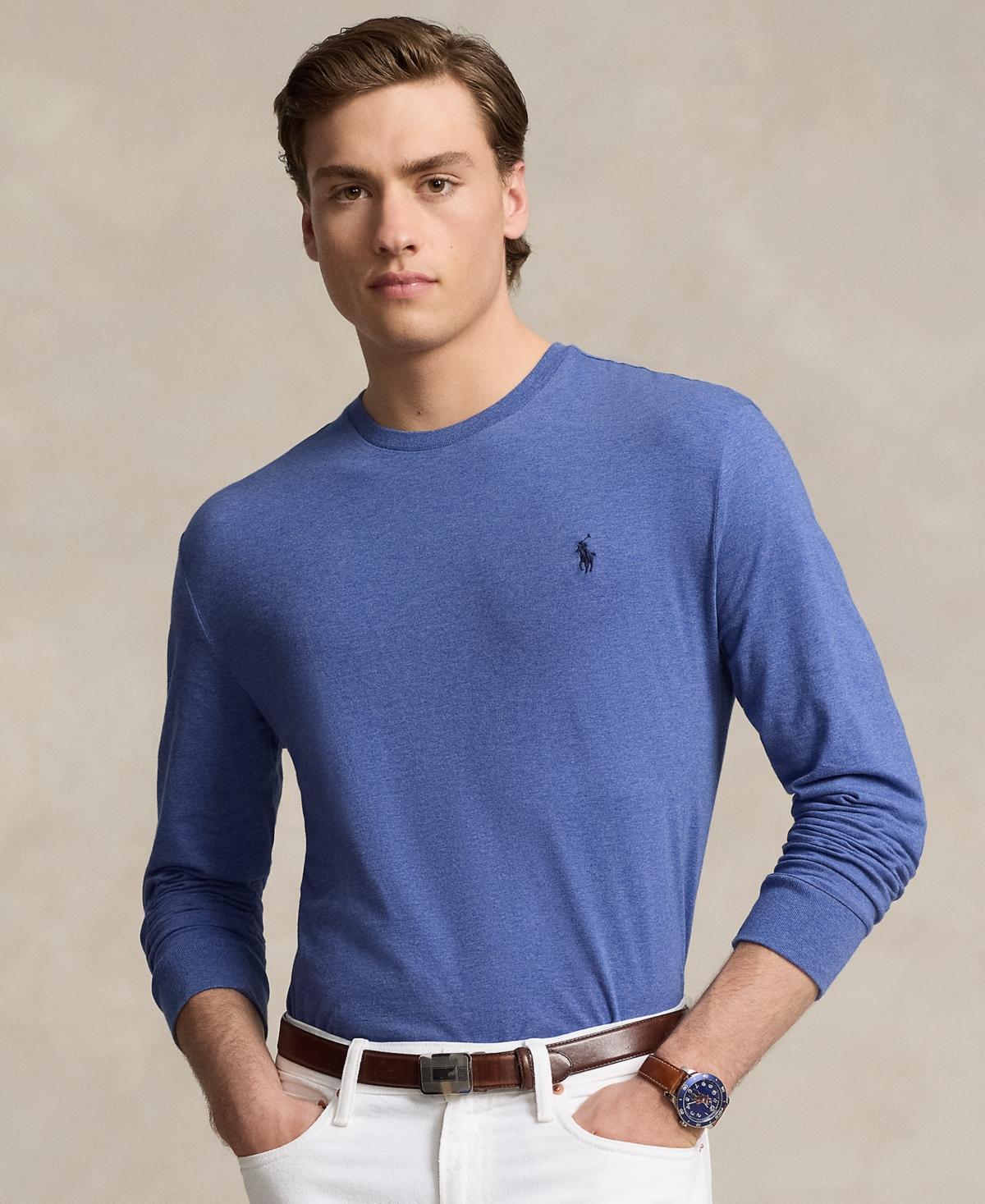 Polo Ralph Lauren Mens Classic-Fit Jersey Long-Sleeve T-Shirt Product Image