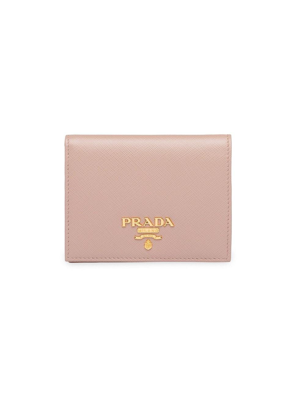 Womens Small Saffiano Leather Wallet Product Image