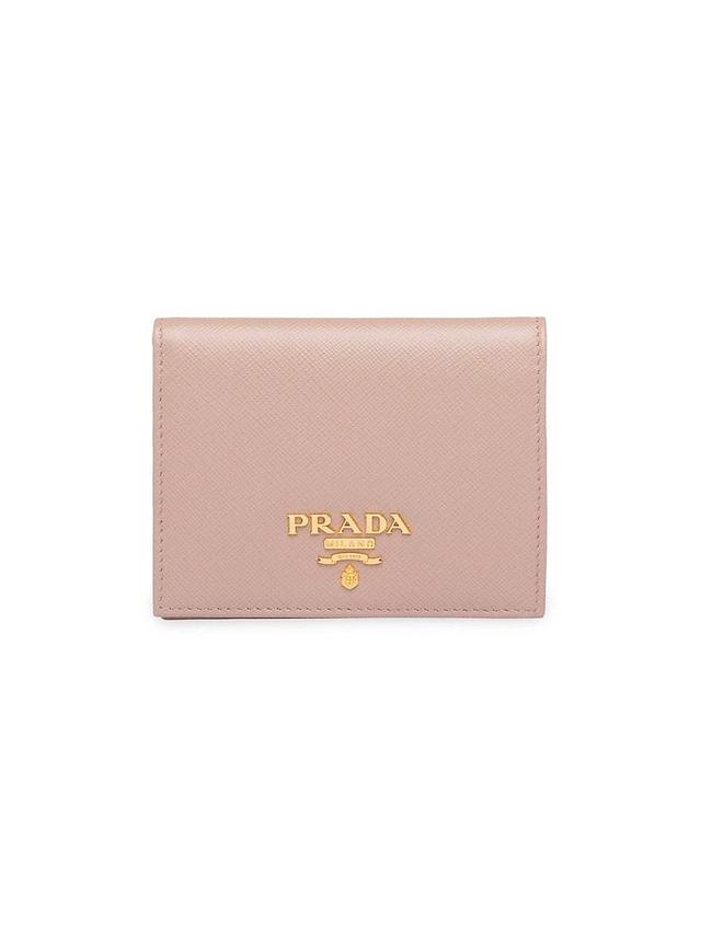 Womens Small Saffiano Leather Wallet Product Image