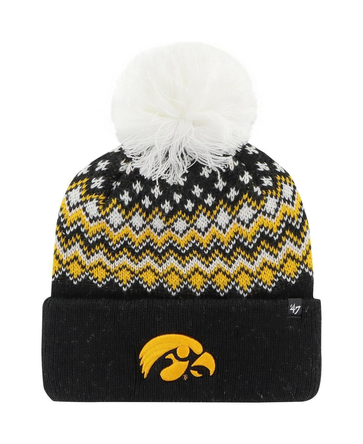 Womens 47 Iowa Hawkeyes Elsa Cuffed Knit Hat with Pom Product Image