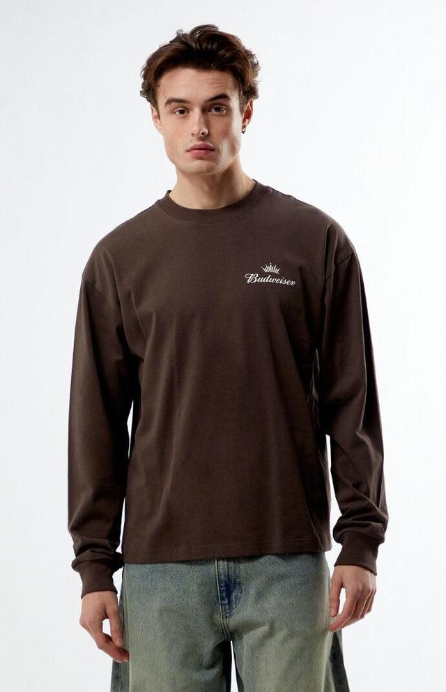 Budweiser Mens By PacSun Reissue Long Sleeve T-Shirt Product Image