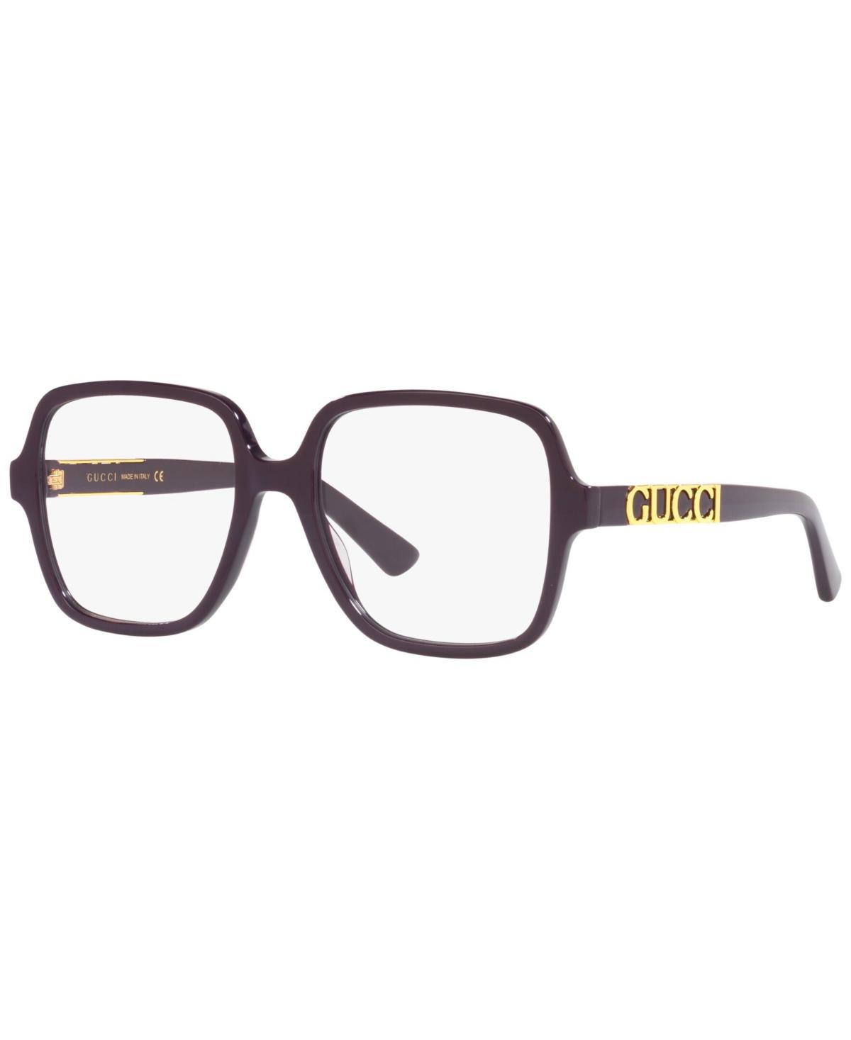 Gucci Womens GG1193O Eyeglasses, GC001941 56 - Dark Purple Product Image