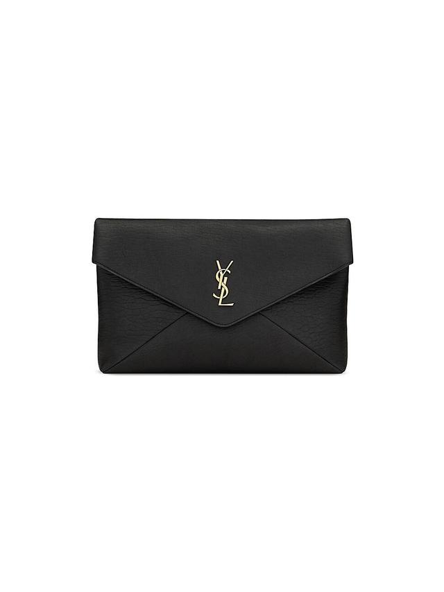 Womens Cassandre Large Envelope Pouch In Lambskin Product Image