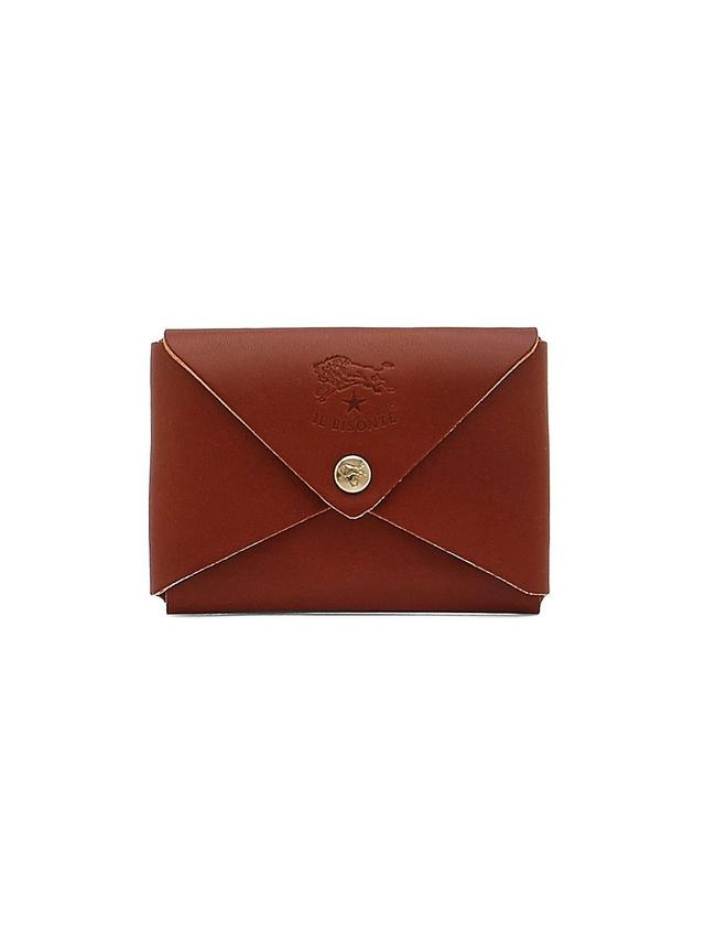 Mens Vacchetta Leather Envelope Card Case Product Image