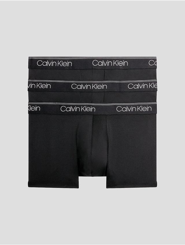 Calvin Klein 3-Pack Low Rise Microfiber Stretch Trunks Product Image