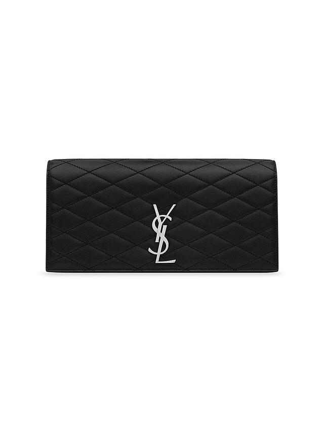 Womens Kate Clutch In Quilted Lambskin Product Image