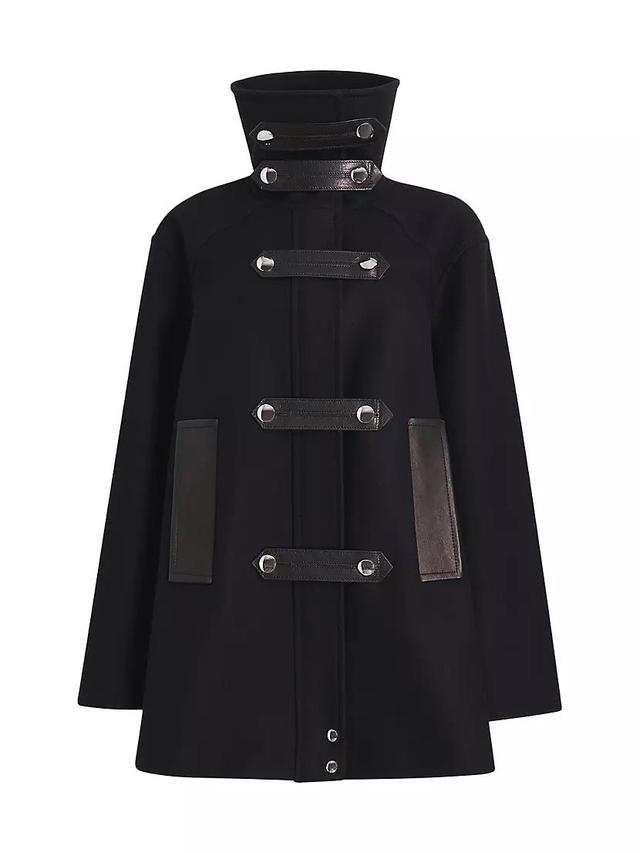 Melbo Wool & Leather Coat Product Image