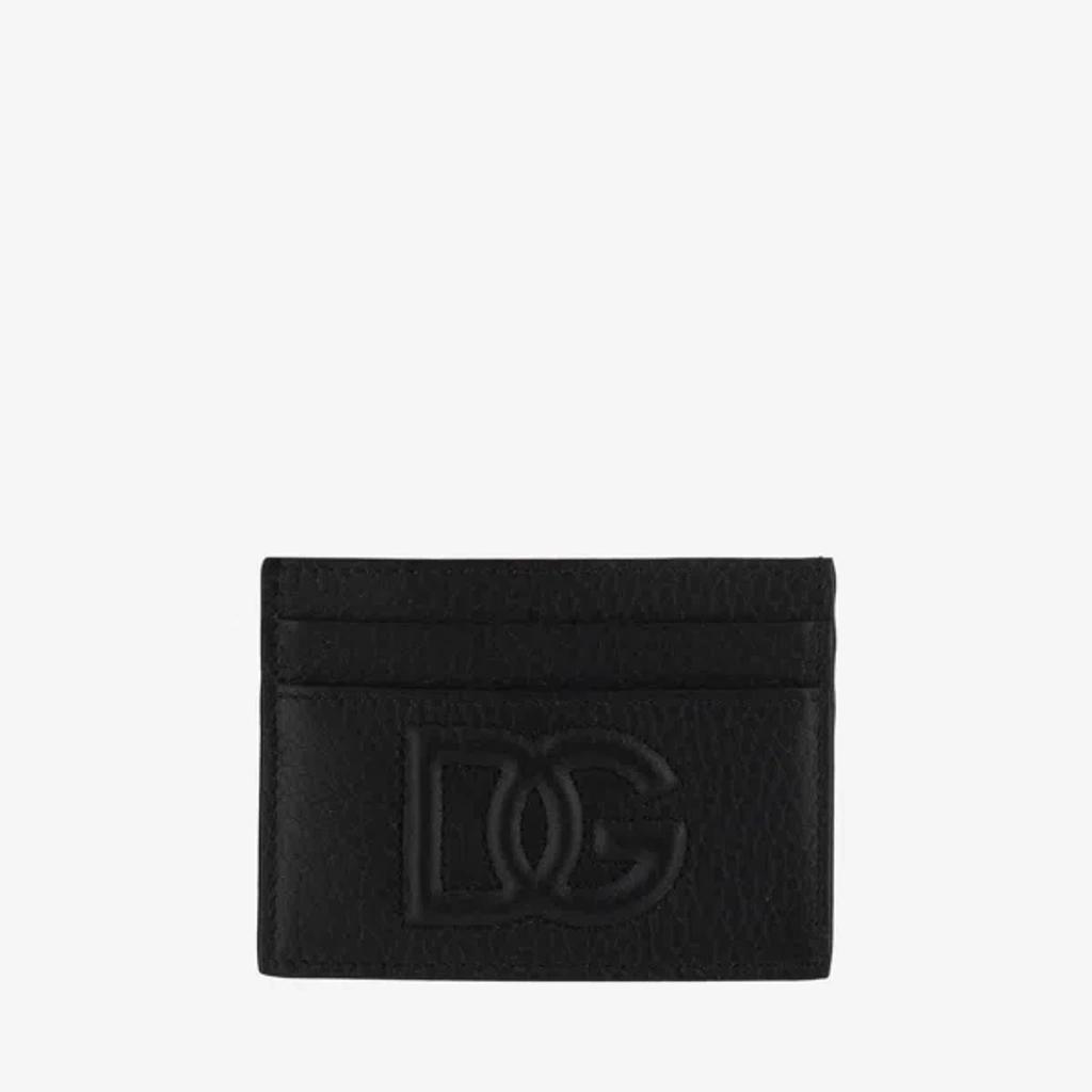 Dg Logo Card Holder In Black Product Image