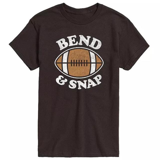 Mens Bend And Snap Football Graphic Tee Product Image