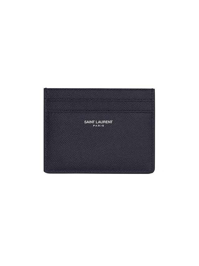 Mens Grain Leather Card Case Product Image