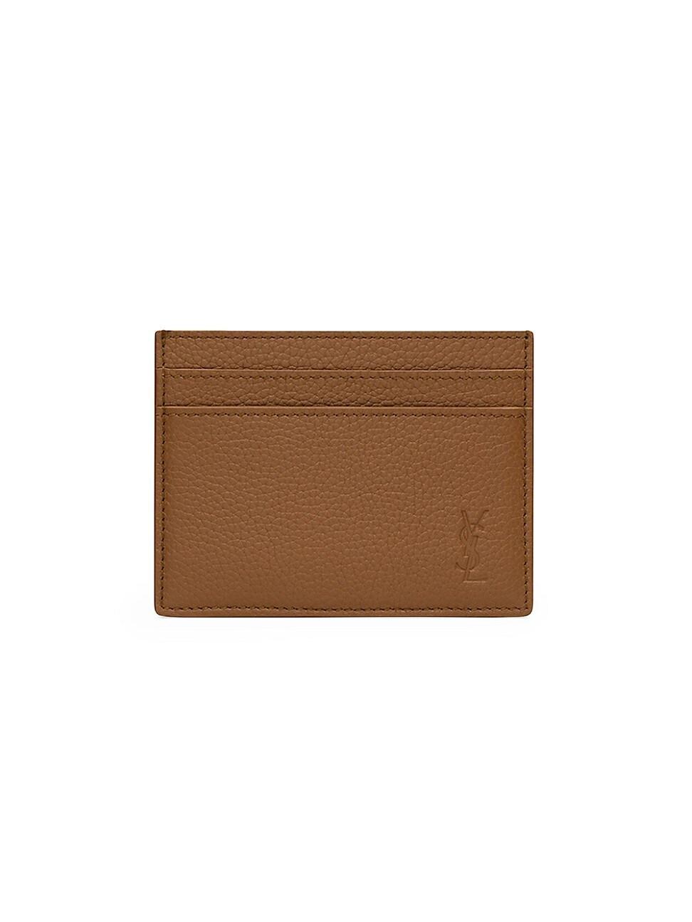 Mens Cassandre Shadow Card Case in Grained Leather Product Image