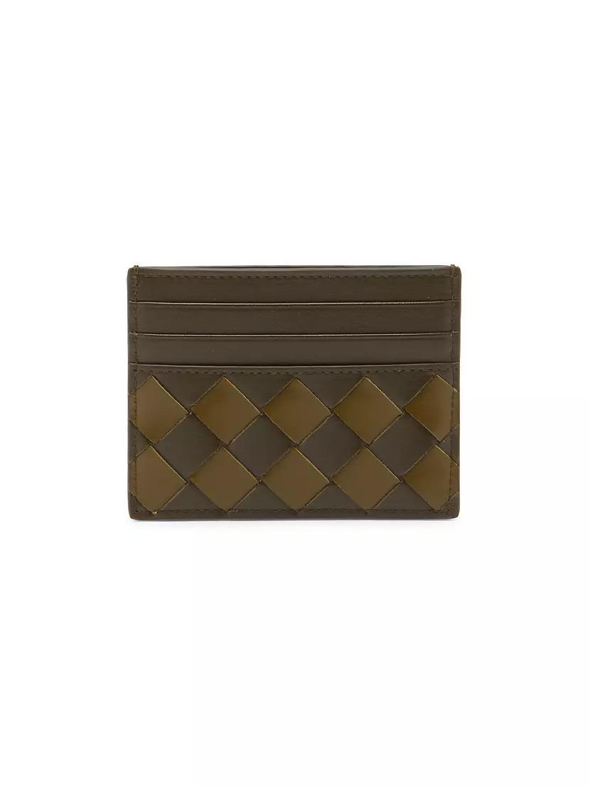 Intrecciato Leather Card Case Product Image