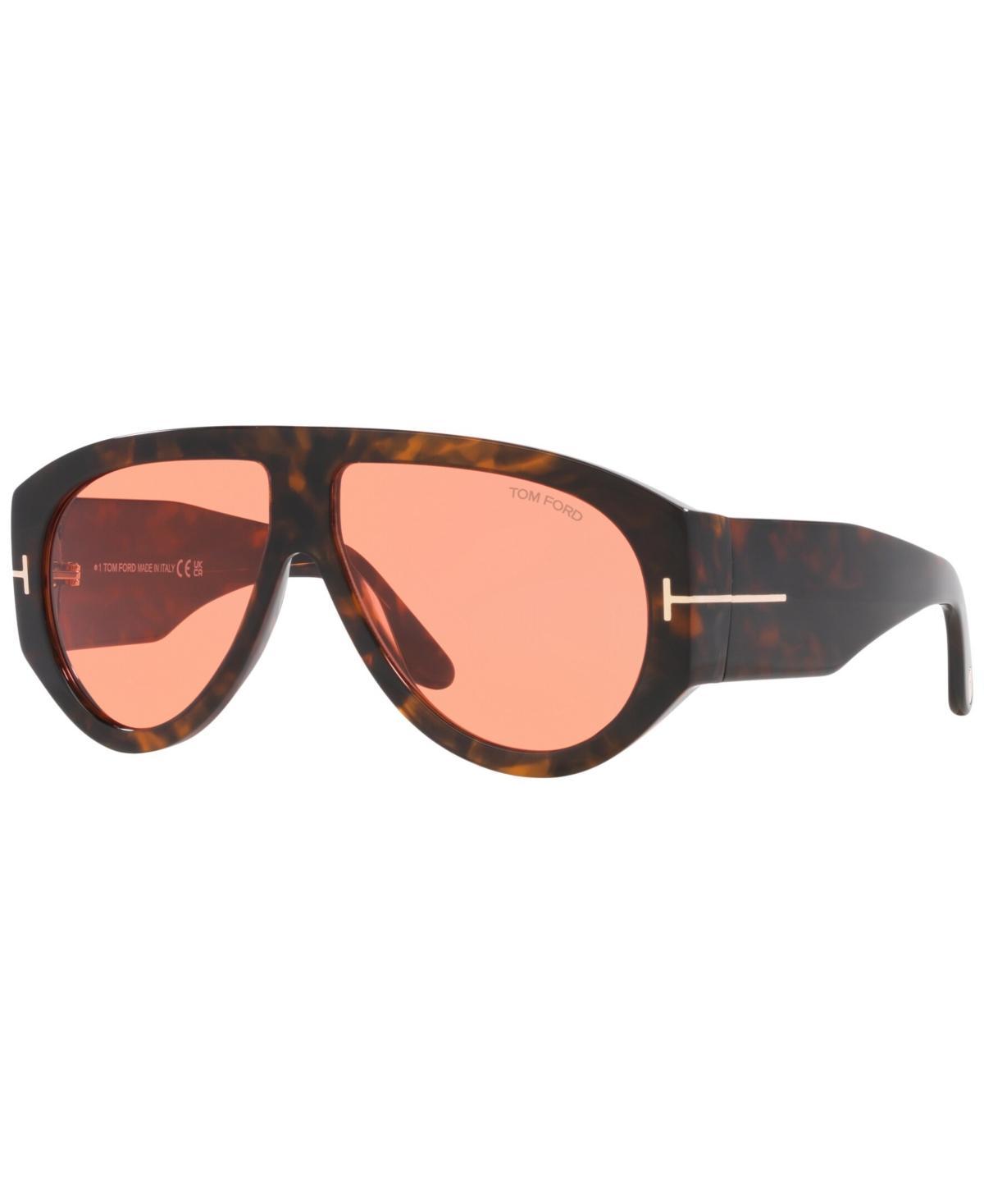 Bronson Havana Acetate Aviator Sunglasses Product Image