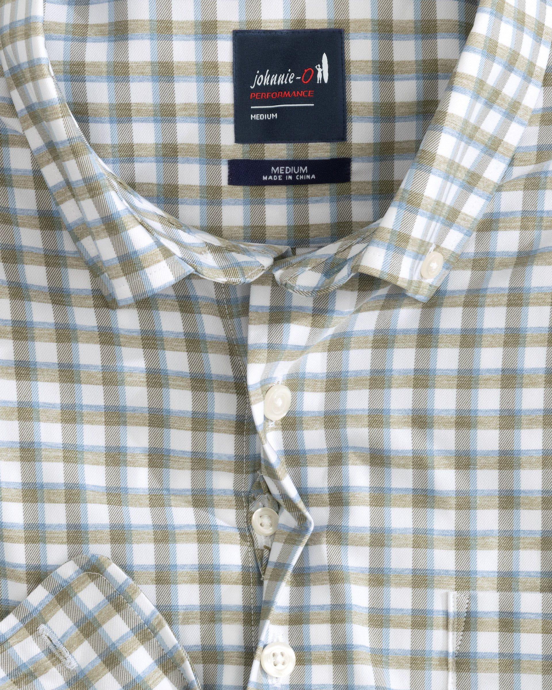 Mead Performance Button Up Shirt Product Image