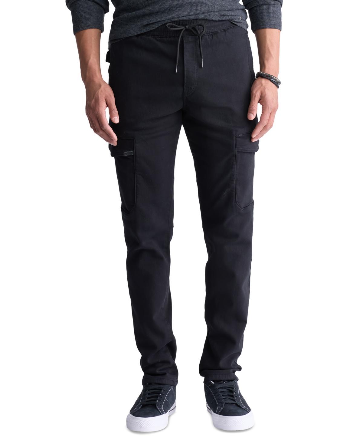 Buffalo David Bitton Mens Slim-Fit Tapered Cargo Pants Product Image