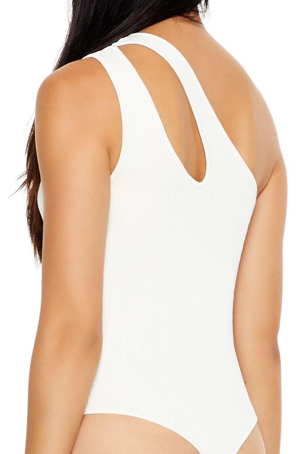 Sweater-Knit One-Shoulder Bodysuit | Forever 21 Product Image