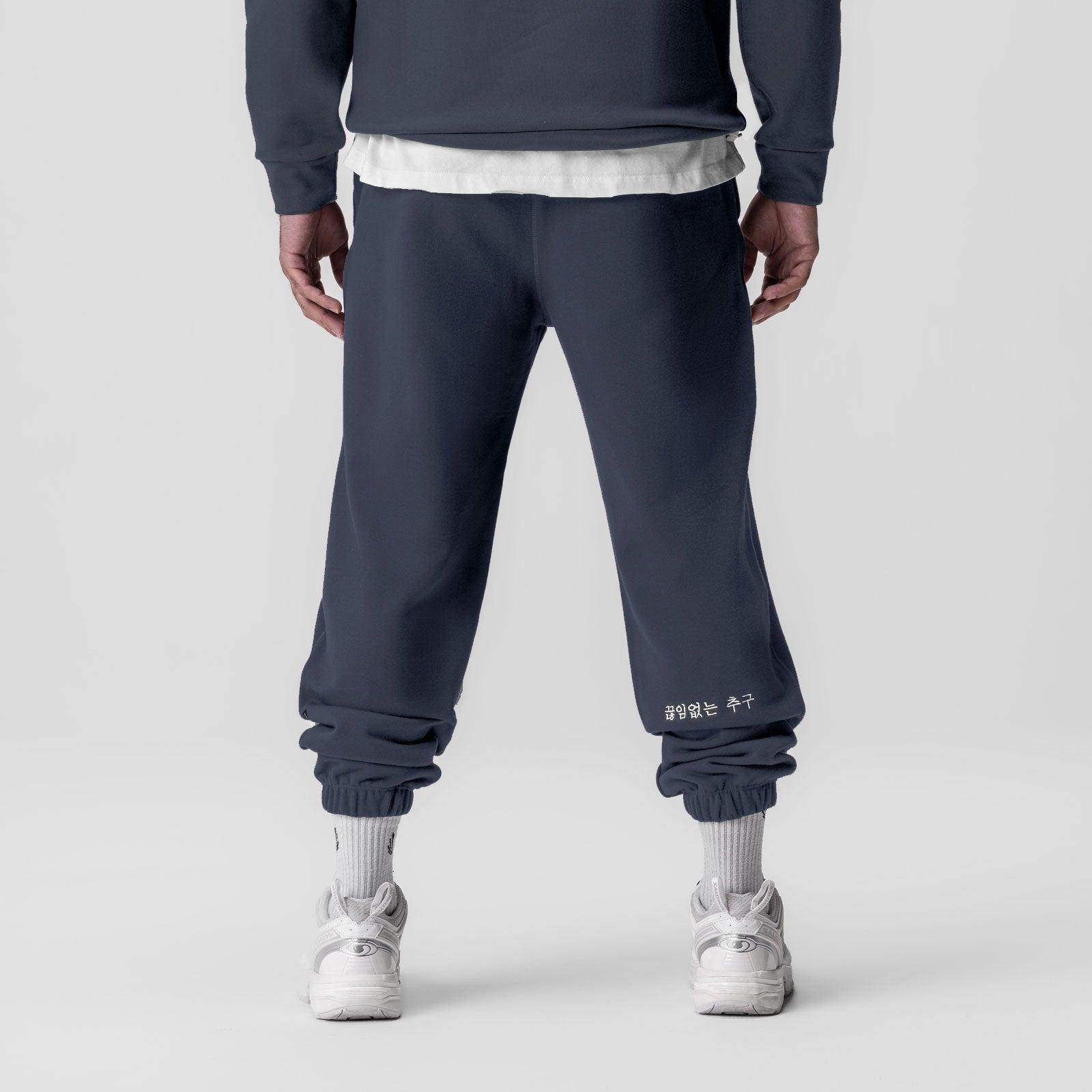 0655. Tech-Terry™ Oversized Sweats - Navy "Emblem" Product Image