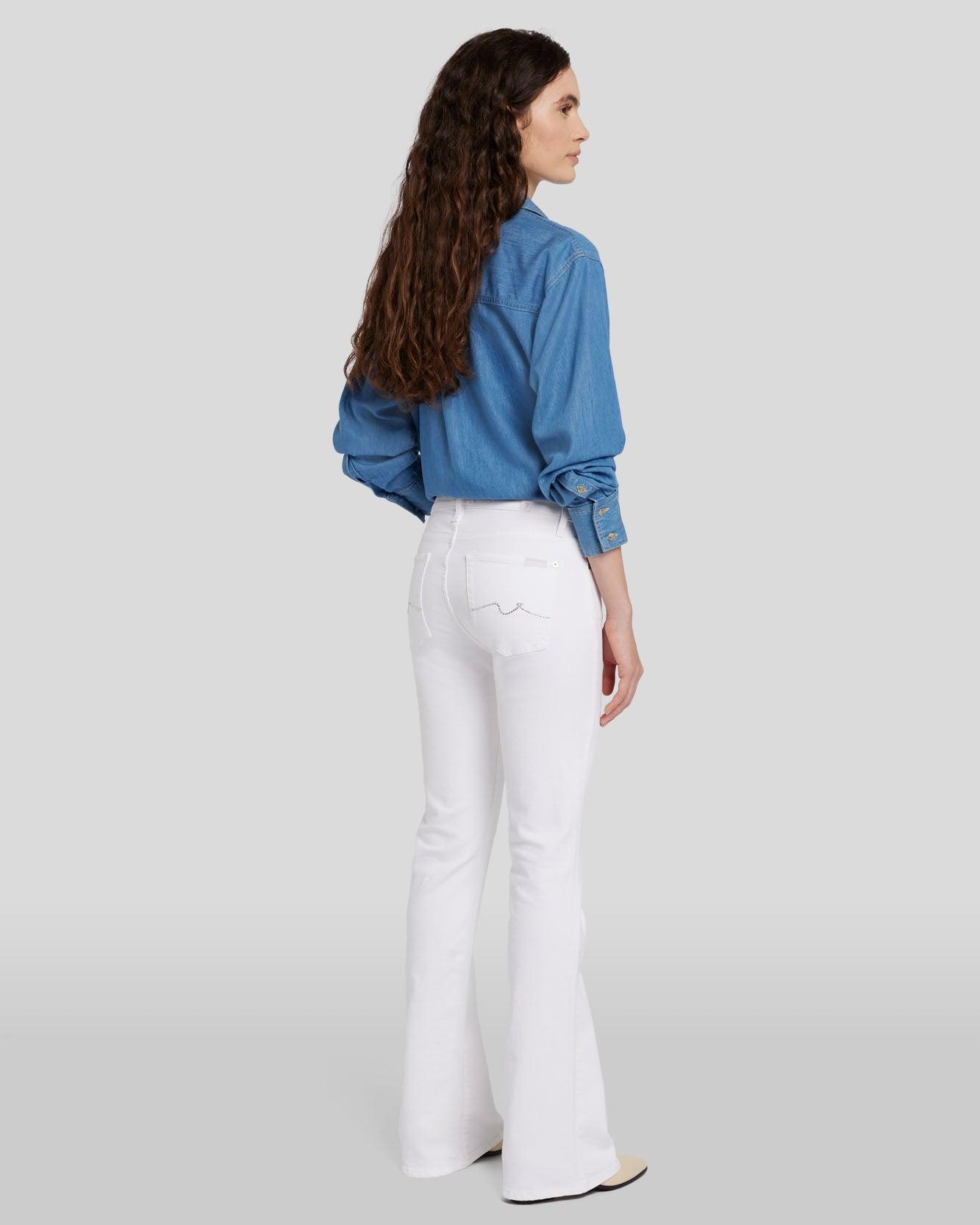 Tailorless Bootcut in White Female Product Image