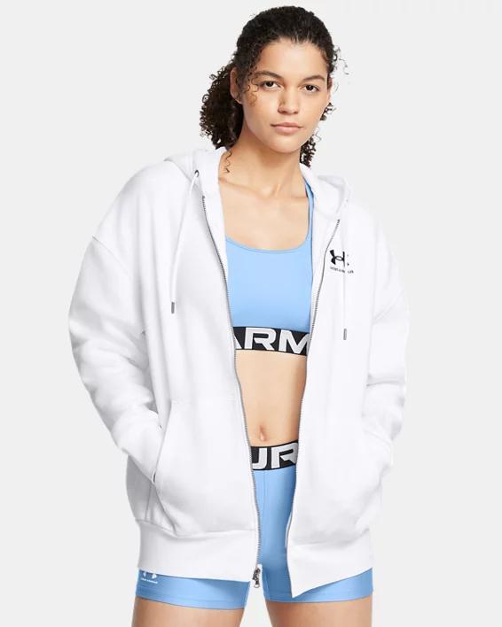 Women's UA Icon Fleece Oversized Full-Zip Product Image