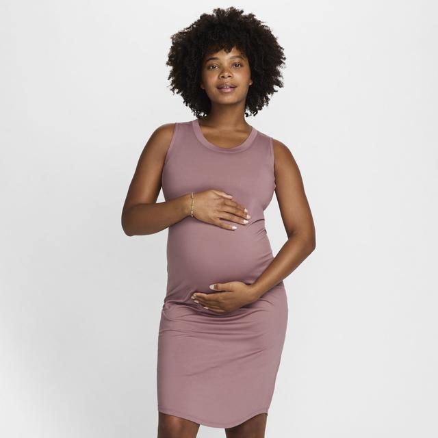 Nike Women's (M) Dri-FIT Slim-Fit Knit Dress (Maternity) Product Image