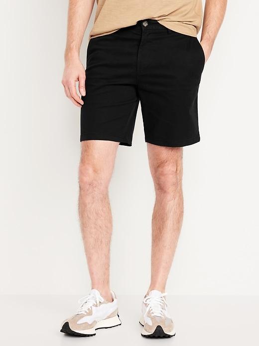 Slim Built-In Flex Rotation Chino Shorts -- 8-inch inseam Product Image