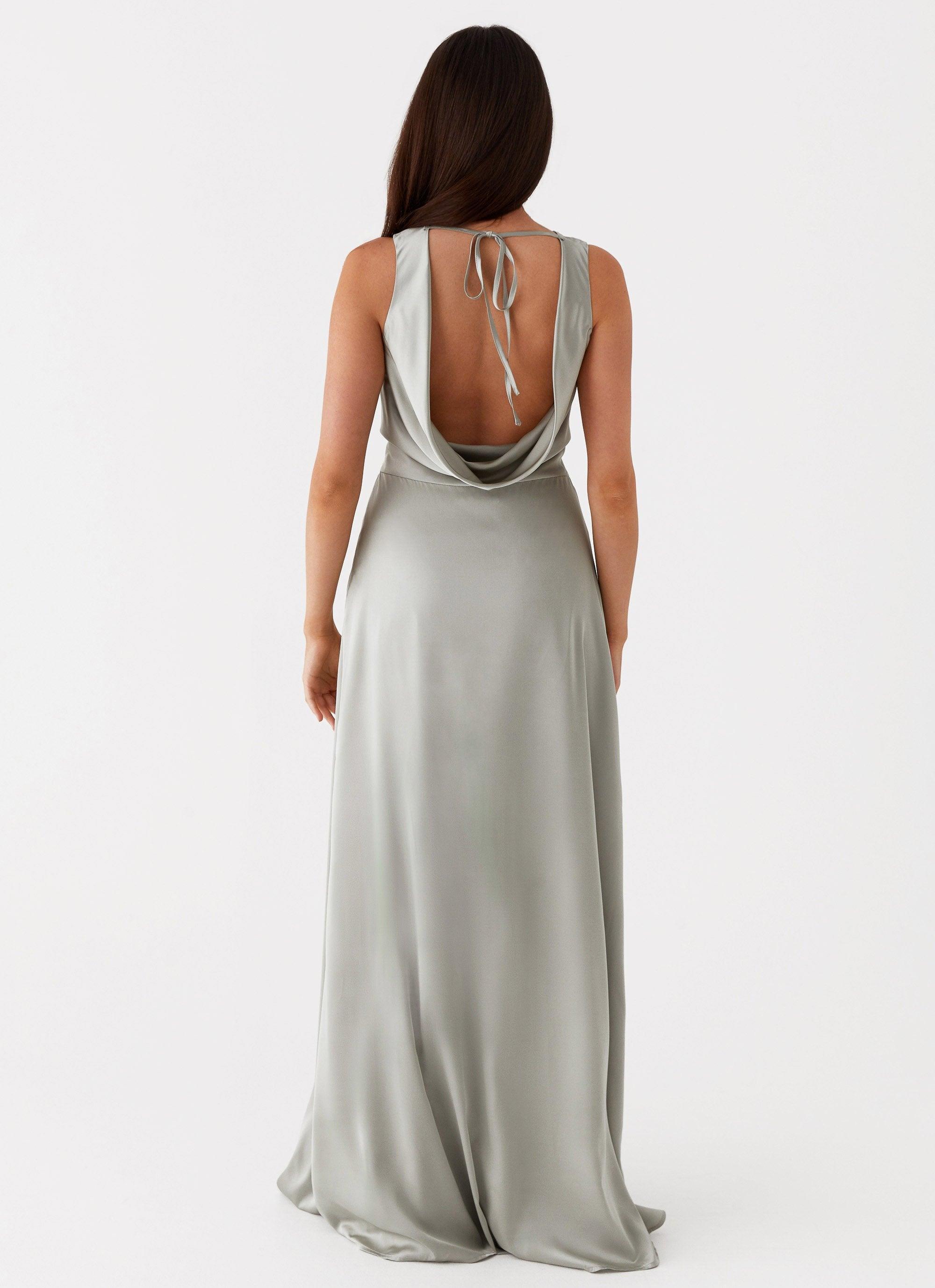 Winnie Cowl Back Maxi Dress - Sage Product Image