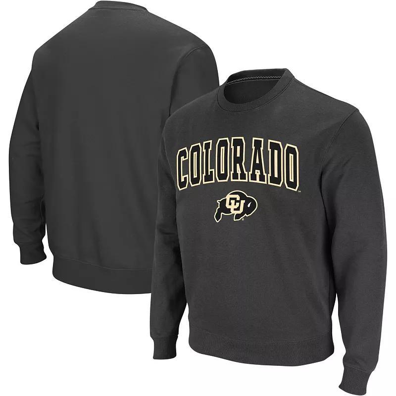 Colosseum Mens Colorado Buffaloes Arch & Logo Crew Neck Sweatshirt Product Image