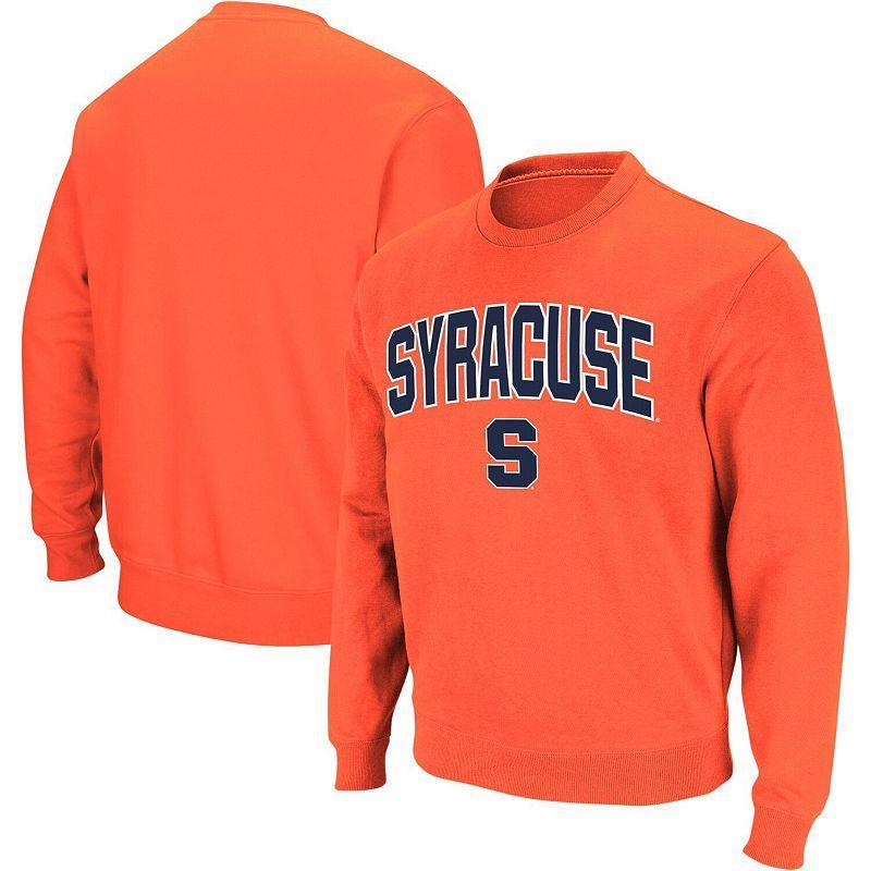 Mens Colosseum Syracuse Arch & Logo Crew Neck Sweatshirt Product Image