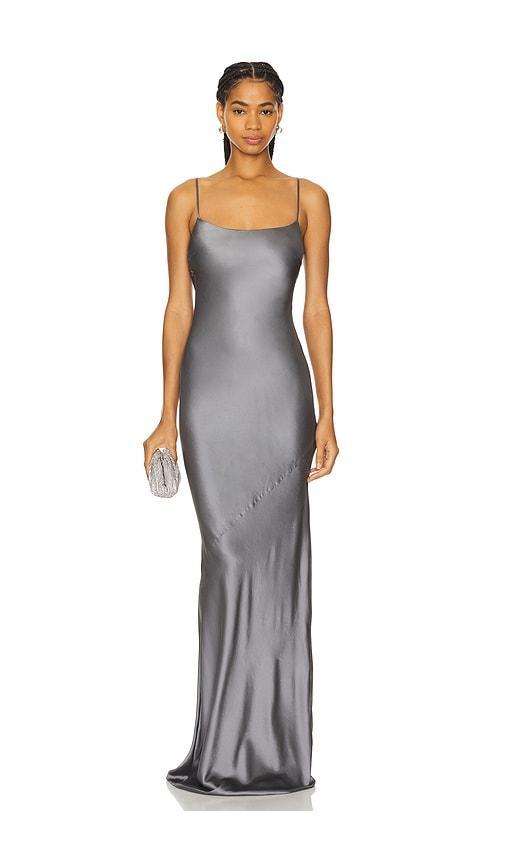 Lovers and Friends Natalie Maxi Dress in Asphalt Grey Product Image