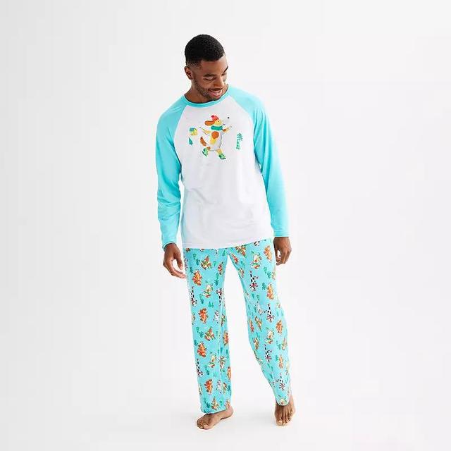 Mens Jammies For Your Families Dog Family Pajama Top & Pajama Bottoms Set Product Image